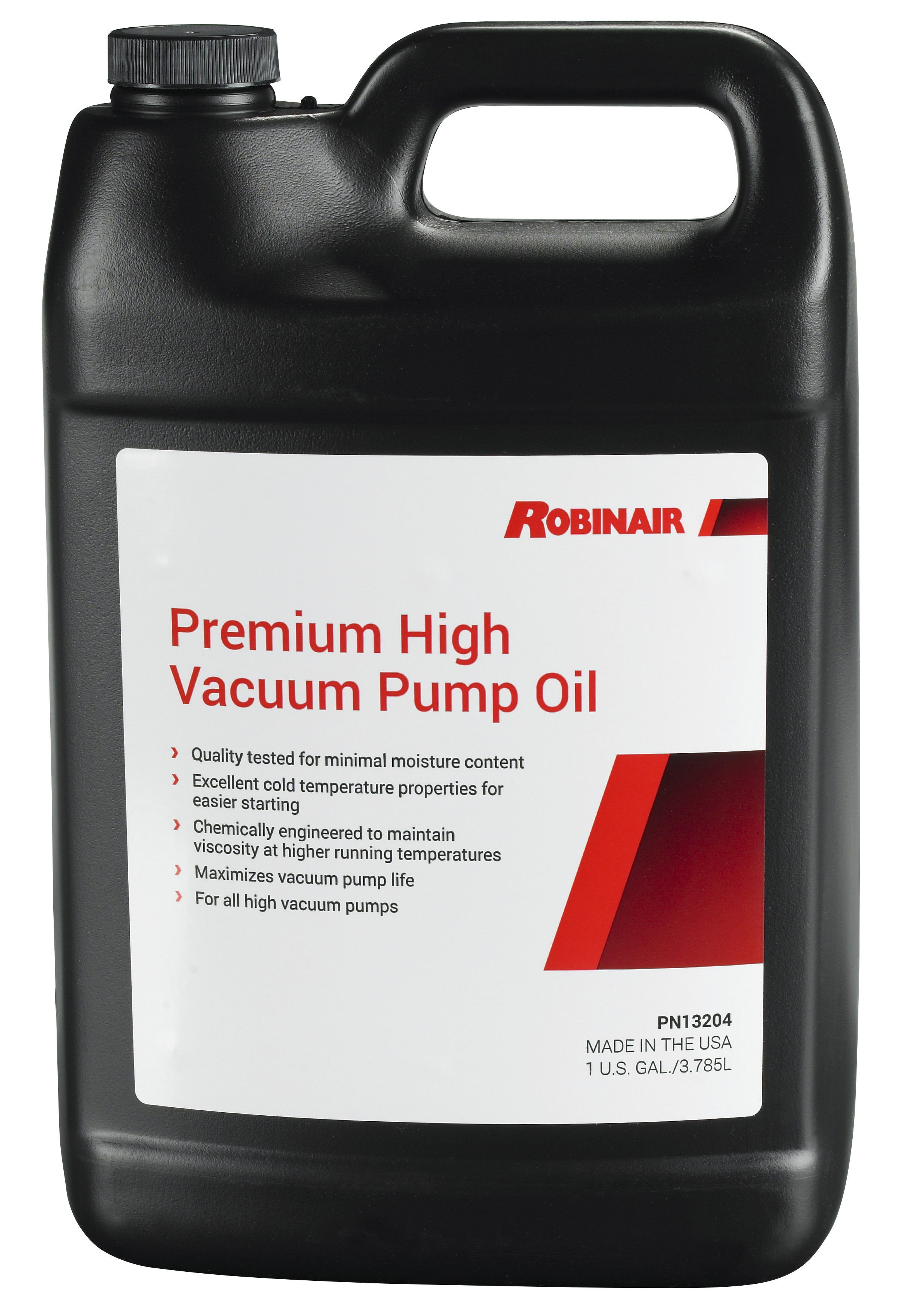Premium High Vacuum Pump Oil Gallon Bottle case of 4 bottles Robinair