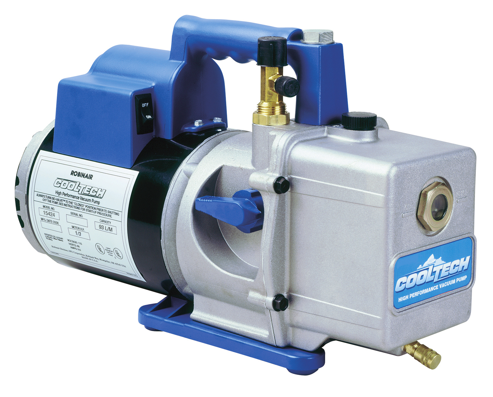 CoolTech Vacuum Pump 115V/220V-250V 