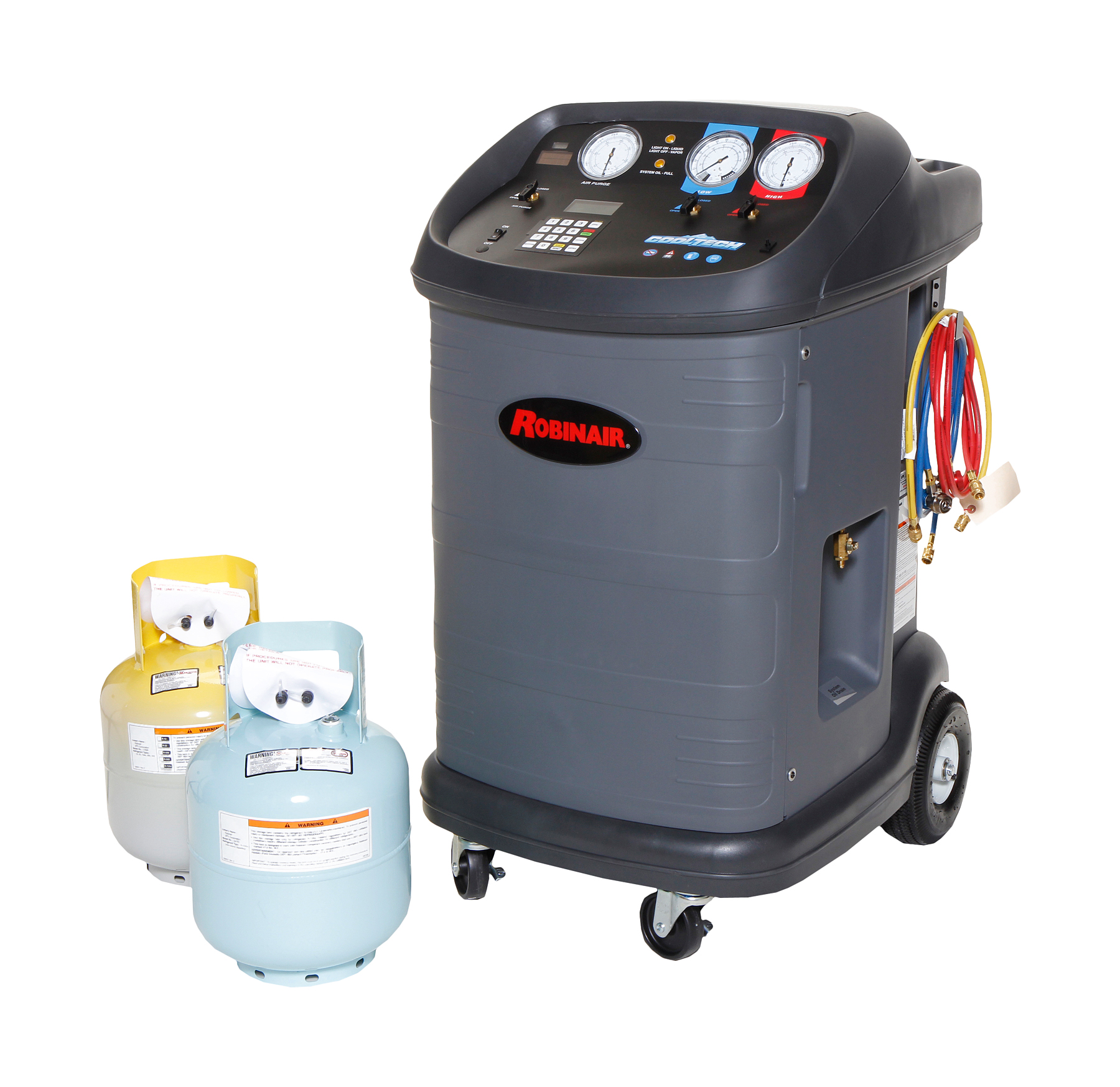 Refrigerant Recovery, Recycle,Evacuate and Recharge Machine 220V-240V 50 Hz, Robinair