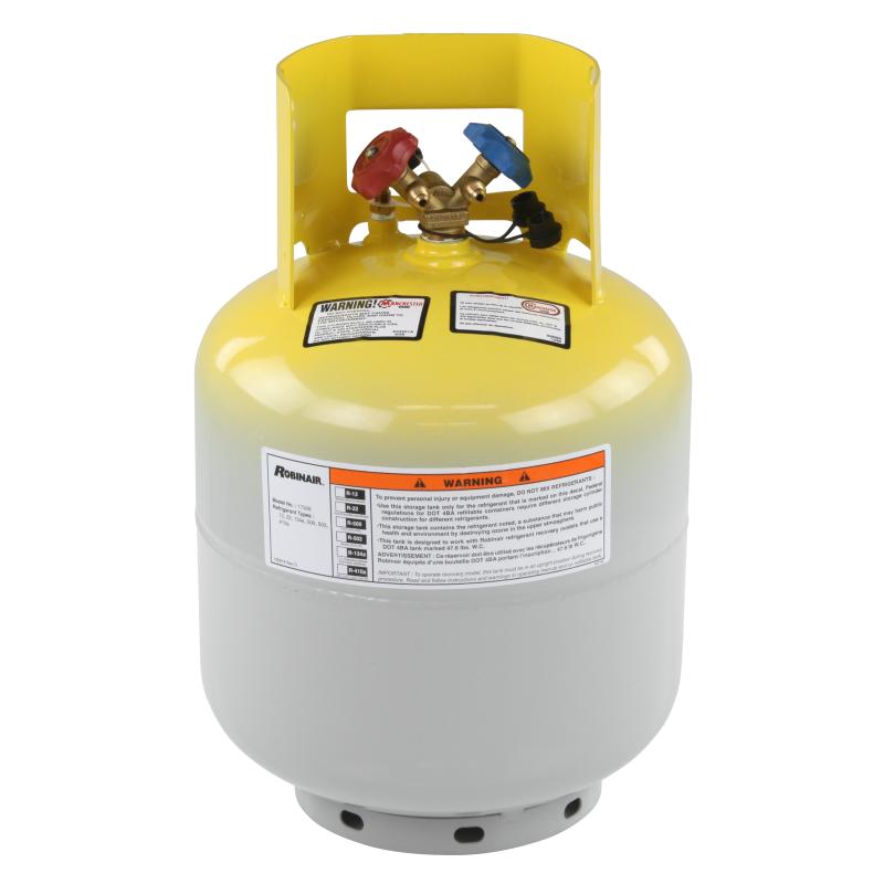 Robinair 17506 refrigerant tank photo