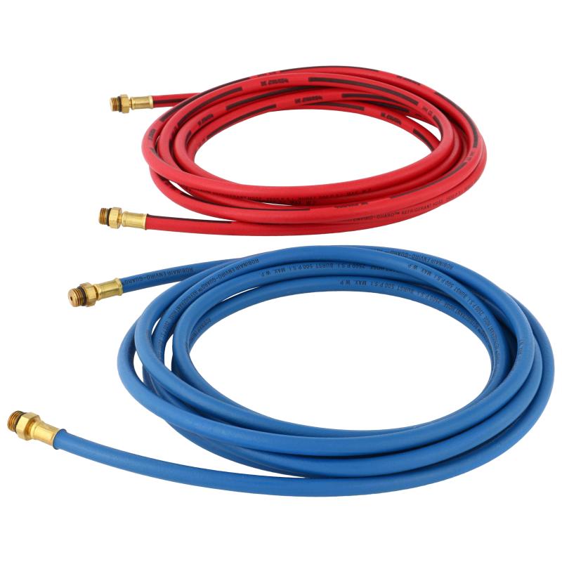 70130 18 ft R134A Red and Blue Hose Set left photo