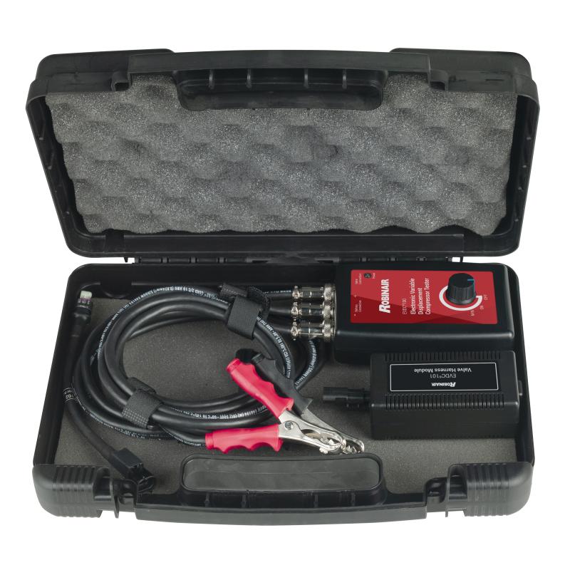 EVDC100 electronic variable compressor tester in case photo