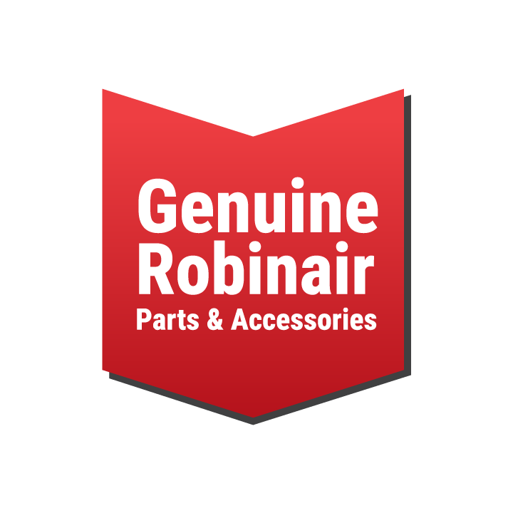 English - Robinair genuine parts &amp; accessories logo
